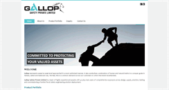 Desktop Screenshot of gallopsafety.com