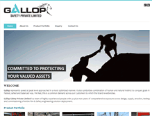 Tablet Screenshot of gallopsafety.com
